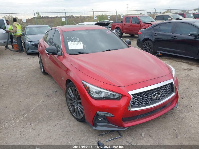 JN1FV7AP1KM760811 Infiniti Q50 RED SPORT 400