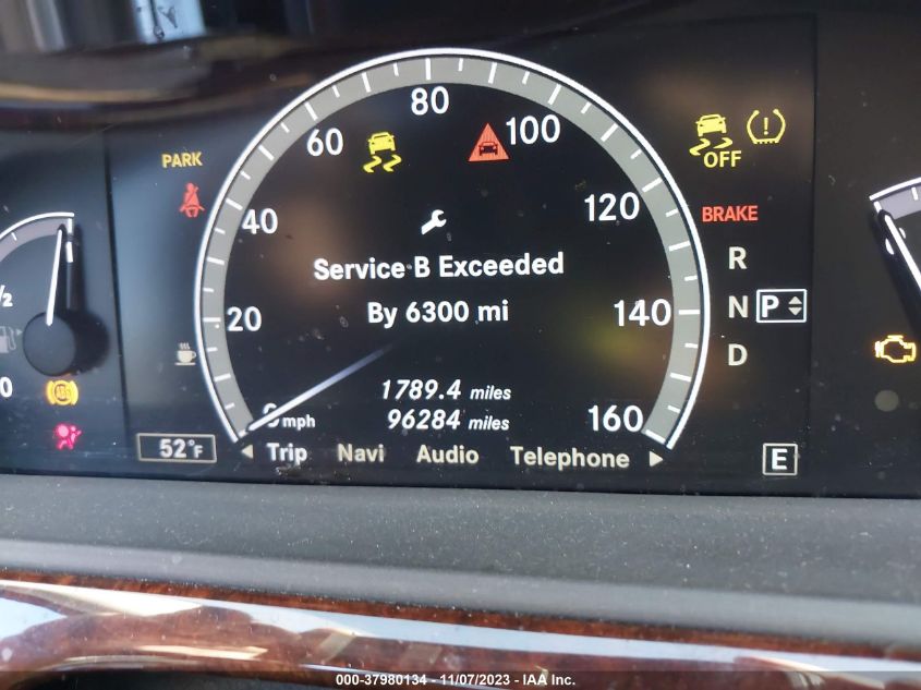 2013 MERCEDES-BENZ S 550 4MATIC WDDNG9EB6DA533721