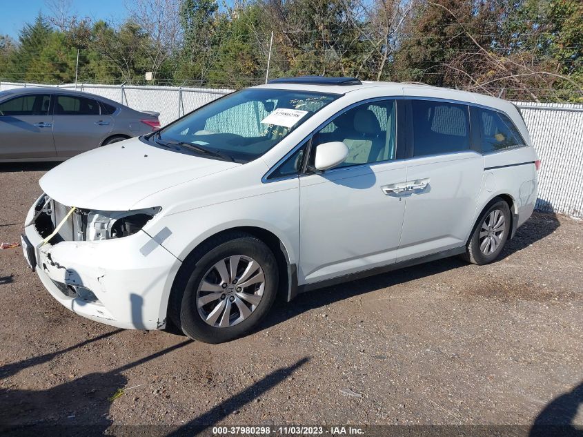 2014 HONDA ODYSSEY EX-L - 5FNRL5H64EB035718
