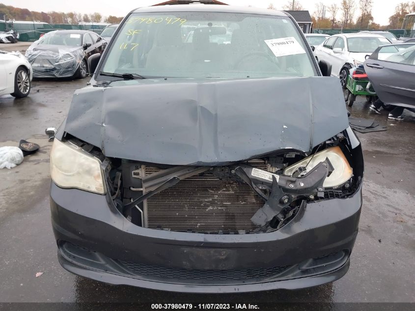 2014 DODGE GRAND CARAVAN AMERICAN VALUE PKG - 2C4RDGBG3ER407323