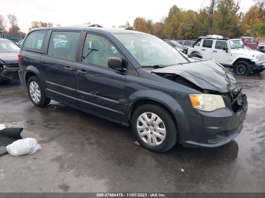 2014 DODGE GRAND CARAVAN AMERICAN VALUE PKG - 2C4RDGBG3ER407323