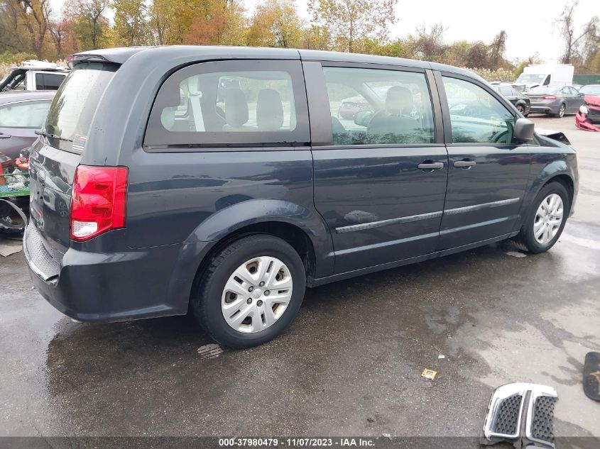 2014 DODGE GRAND CARAVAN AMERICAN VALUE PKG - 2C4RDGBG3ER407323