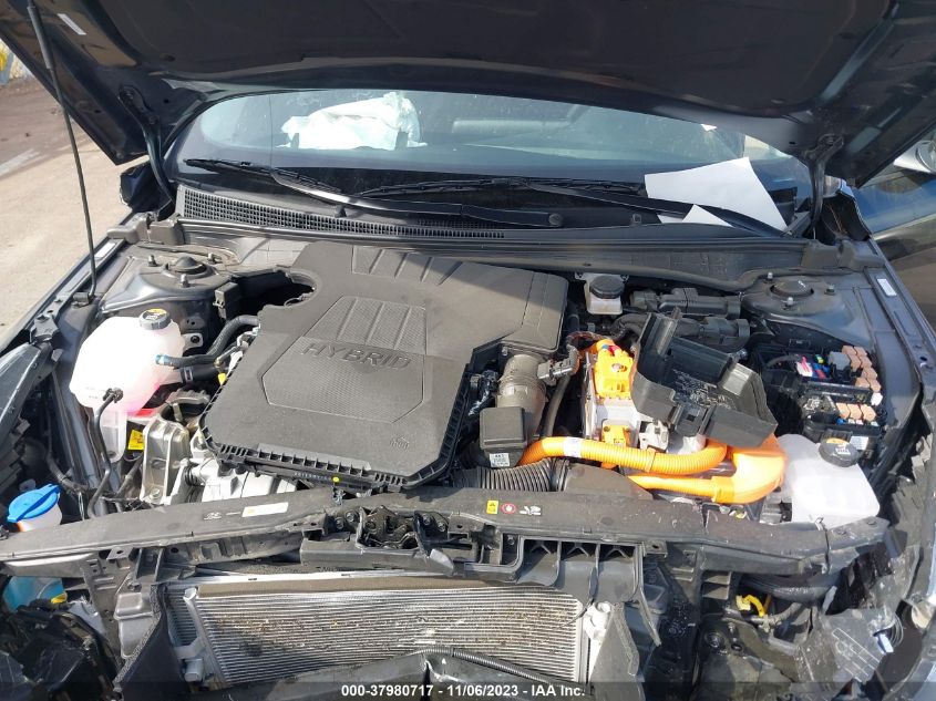 2023 HYUNDAI ELANTRA HYBRID BLUE - KMHLM4AJ3PU069361