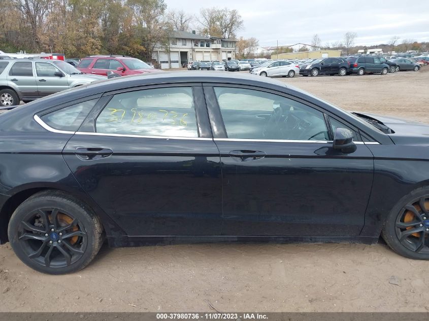 2019 FORD FUSION SE - 3FA6P0HD6KR134162