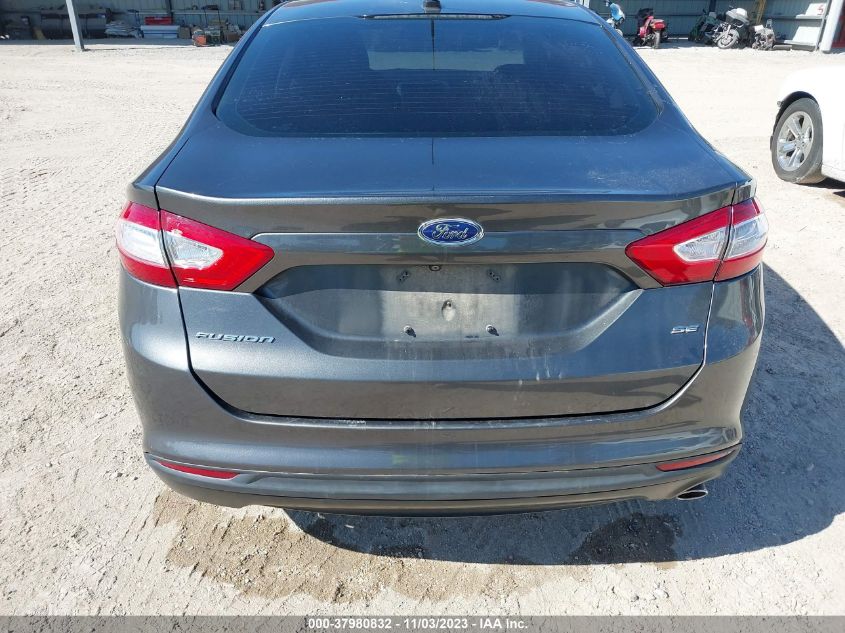 2016 FORD FUSION SE - 3FA6P0H76GR125771