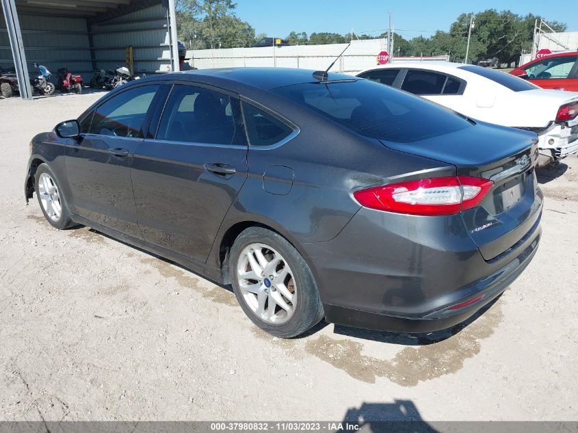 2016 FORD FUSION SE - 3FA6P0H76GR125771