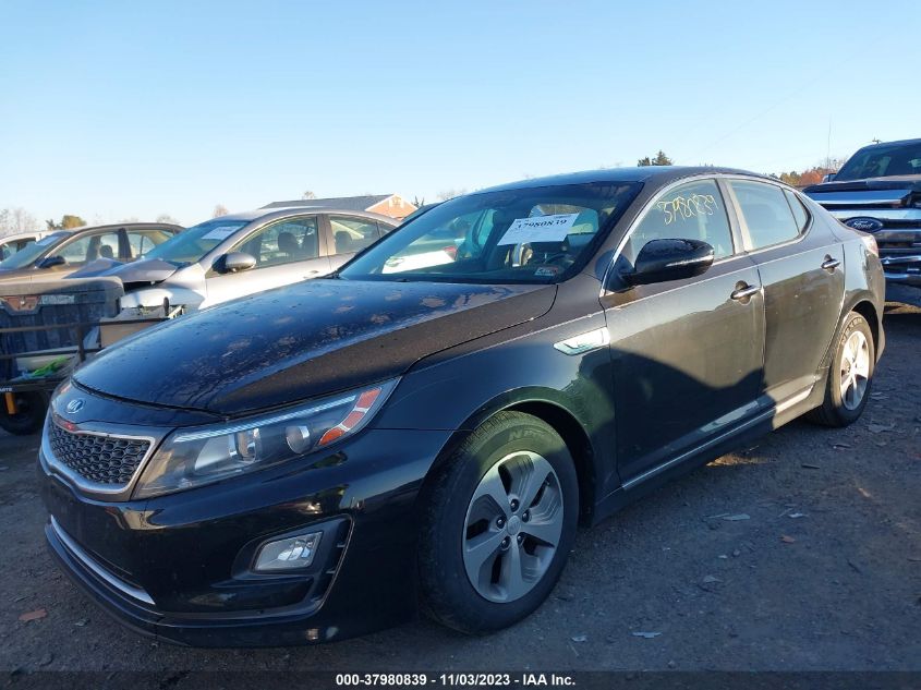 2015 KIA OPTIMA HYBRID - KNAGM4AD5F5081503