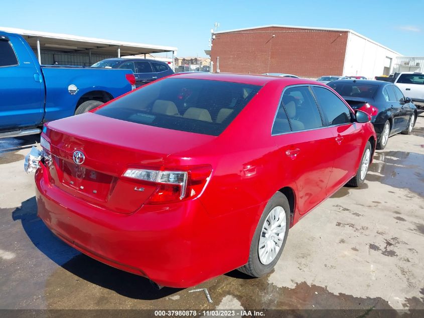 2013 TOYOTA CAMRY LE - 4T4BF1FK7DR325833