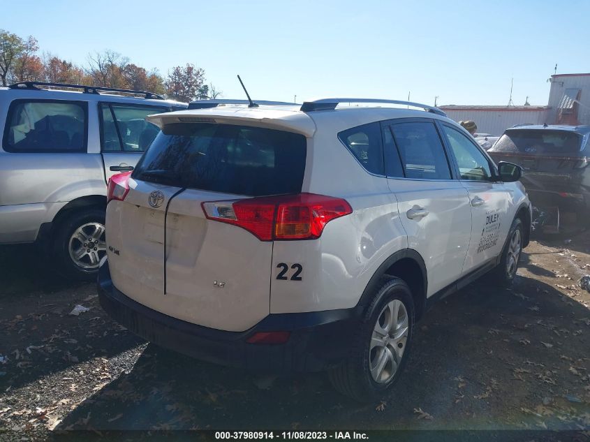 2014 TOYOTA RAV4 LE - JTMZFREV1ED035502