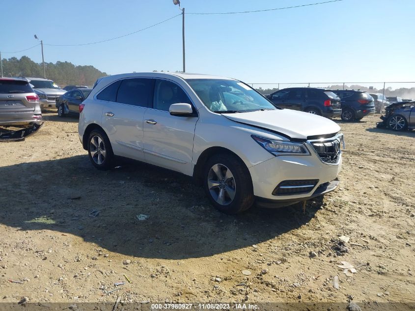 2014 ACURA MDX - 5FRYD3H23EB018935