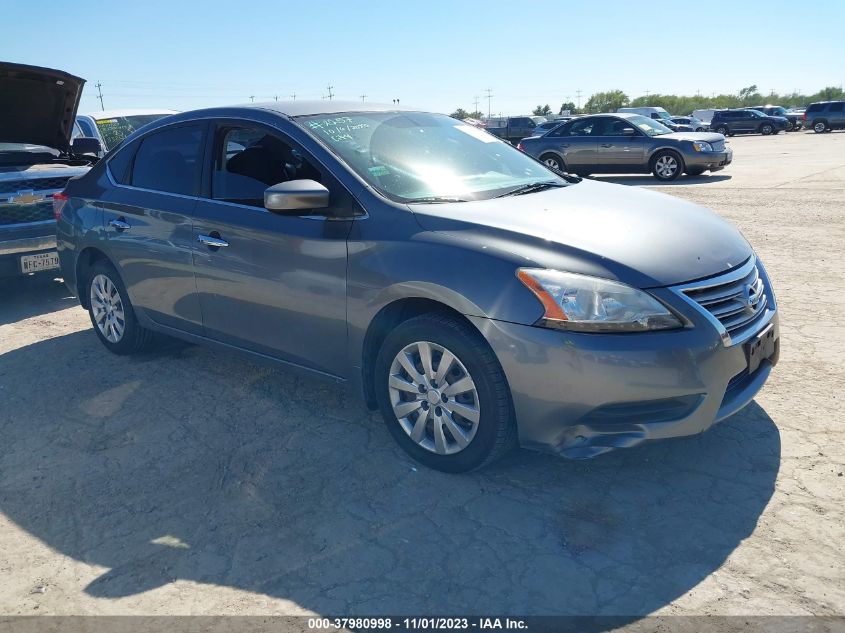 2015 NISSAN SENTRA S/SV/SR/SL - 3N1AB7AP1FY323476