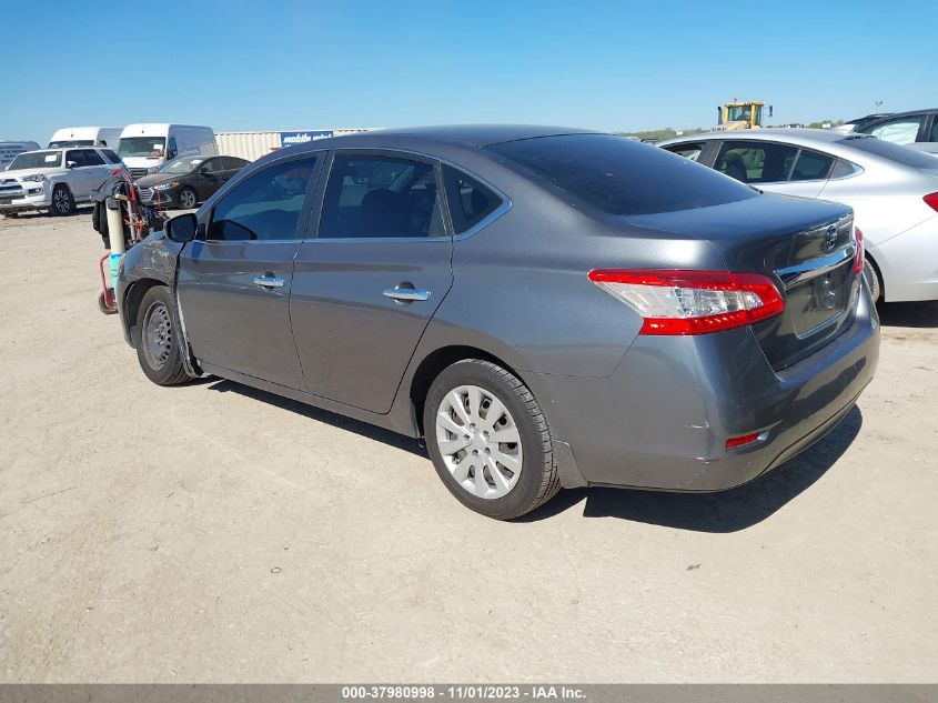 2015 NISSAN SENTRA S/SV/SR/SL - 3N1AB7AP1FY323476