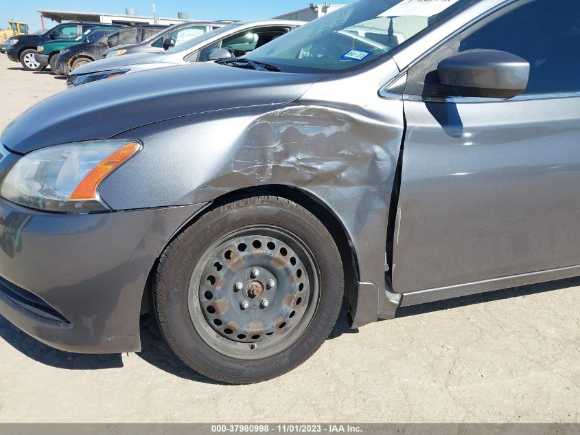 2015 NISSAN SENTRA S/SV/SR/SL - 3N1AB7AP1FY323476