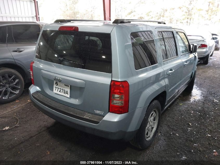 2013 JEEP PATRIOT SPORT - 1C4NJPBA8DD229607