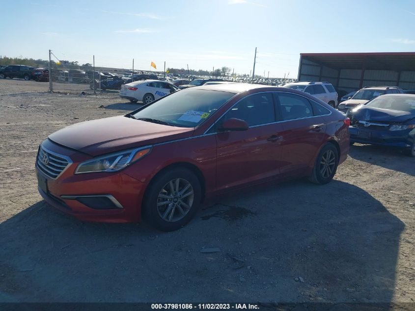 2016 HYUNDAI SONATA SE - 5NPE24AF6GH375804