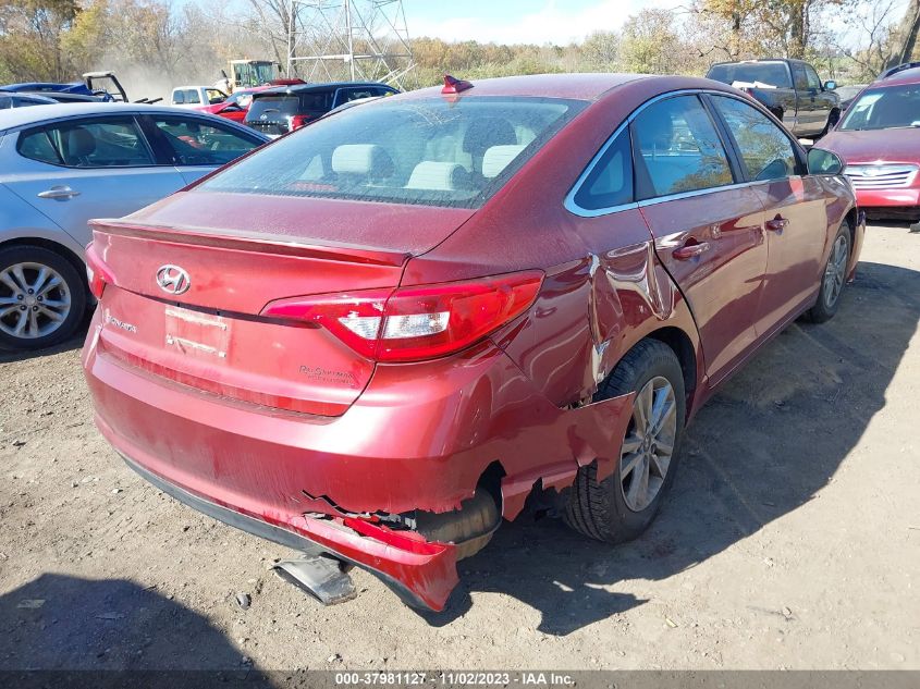 2015 HYUNDAI SONATA SE - 5NPE24AF1FH072640