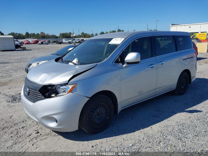 2014 NISSAN QUEST S - JN8AE2KP6E9107556