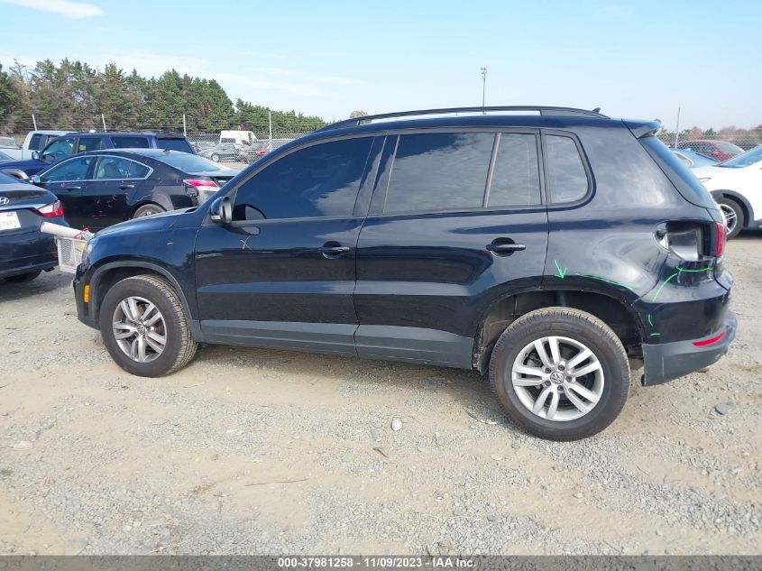 2017 VOLKSWAGEN TIGUAN 2.0T S - WVGAV7AX9HK000830