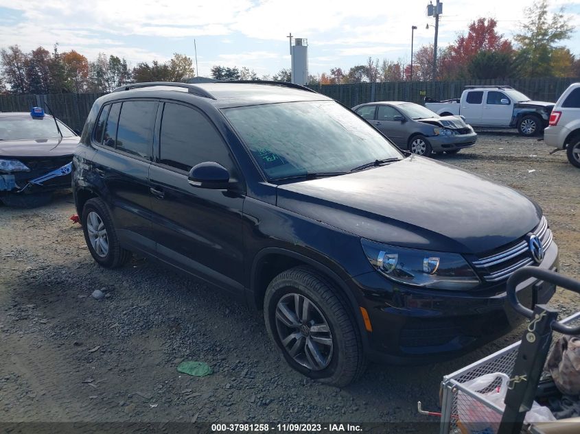 2017 VOLKSWAGEN TIGUAN 2.0T S - WVGAV7AX9HK000830