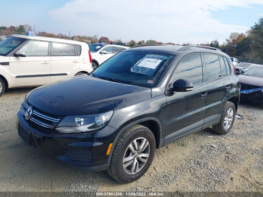 2017 VOLKSWAGEN TIGUAN 2.0T S - WVGAV7AX9HK000830