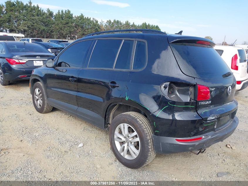 2017 VOLKSWAGEN TIGUAN 2.0T S - WVGAV7AX9HK000830