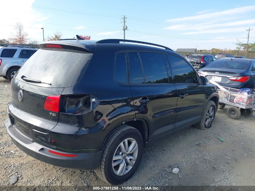 2017 VOLKSWAGEN TIGUAN 2.0T S - WVGAV7AX9HK000830