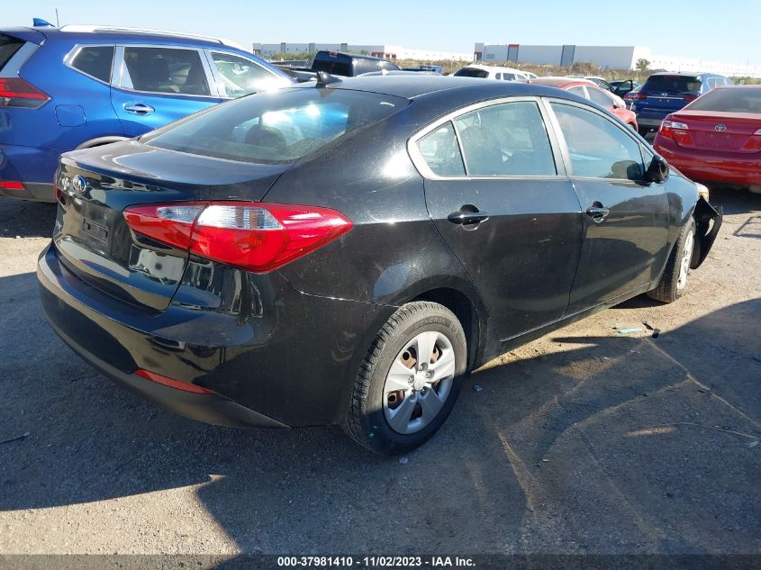 2016 KIA FORTE LX - KNAFK4A60G5510180