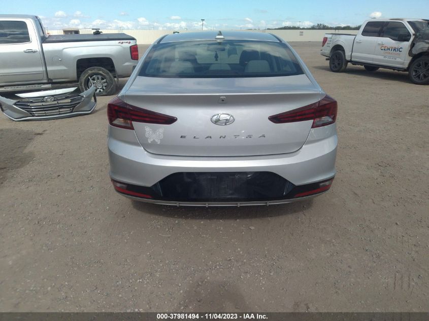 2019 HYUNDAI ELANTRA SEL/VALUE/LIMITED - 5NPD84LF6KH437329