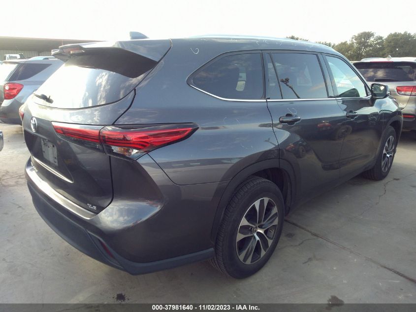 2022 TOYOTA HIGHLANDER XLE - 5TDGZRAH9NS103385