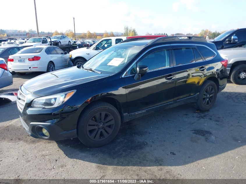 2015 SUBARU OUTBACK 2.5I PREMIUM - 4S4BSBHC0F3295590