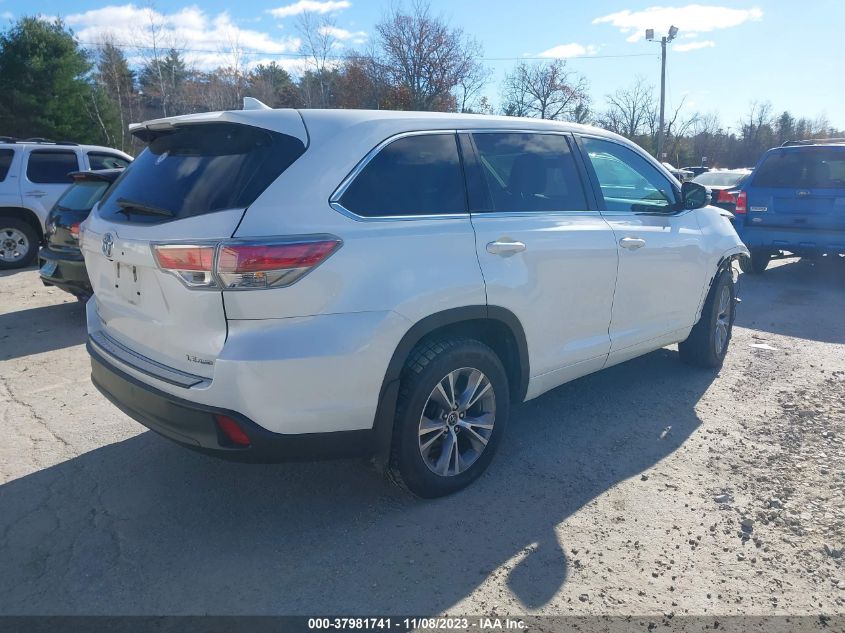 2016 TOYOTA HIGHLANDER LE PLUS V6 - 5TDBKRFH0GS289859