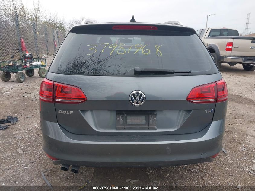 2015 VOLKSWAGEN GOLF SPORTWAGEN TDI SEL 4-DOOR - 3VWCA7AU9FM504084