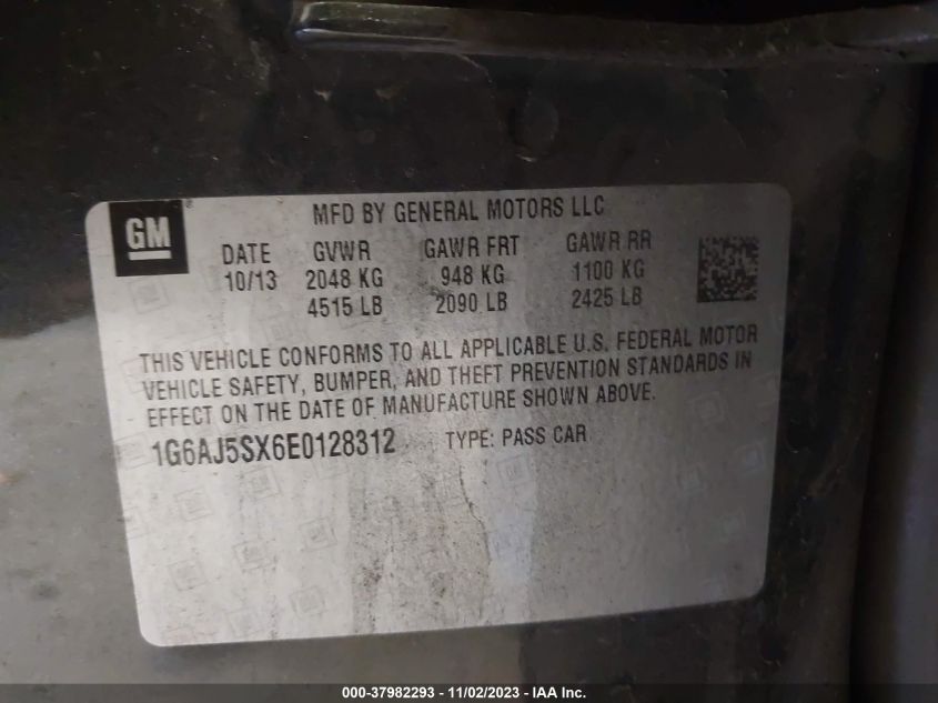 2014 CADILLAC ATS PERFORMANCE AWD - 1G6AJ5SX6E0128312