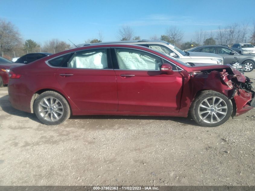 2017 FORD FUSION SE - 3FA6P0HD8HR156673