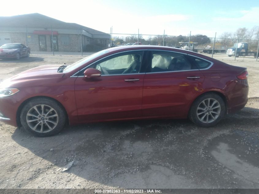 2017 FORD FUSION SE - 3FA6P0HD8HR156673