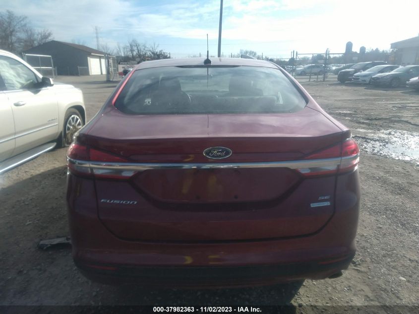 2017 FORD FUSION SE - 3FA6P0HD8HR156673
