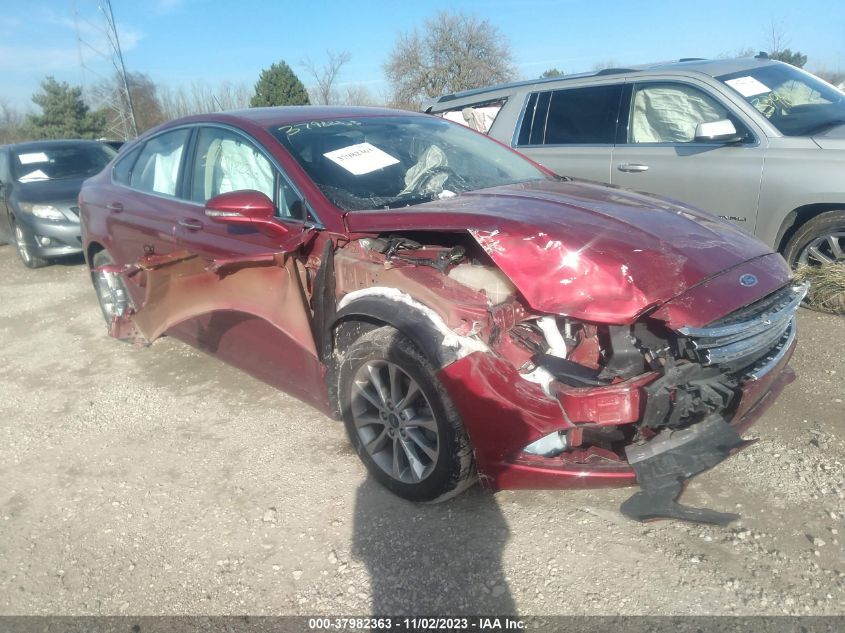 2017 FORD FUSION SE - 3FA6P0HD8HR156673