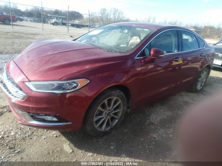 2017 FORD FUSION SE - 3FA6P0HD8HR156673