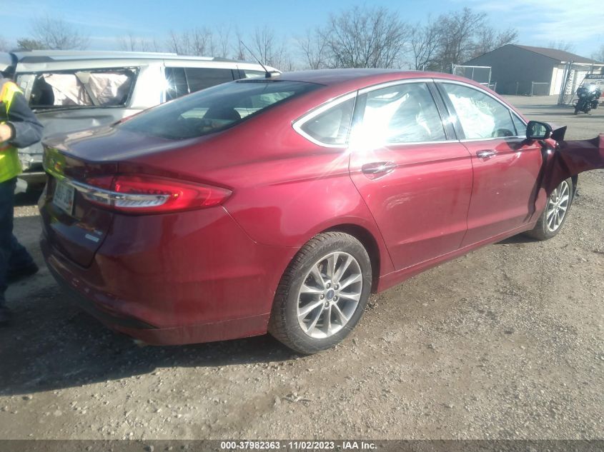 2017 FORD FUSION SE - 3FA6P0HD8HR156673