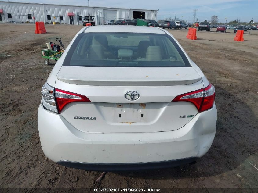 2015 TOYOTA COROLLA LE ECO - 5YFBPRHE1FP206466