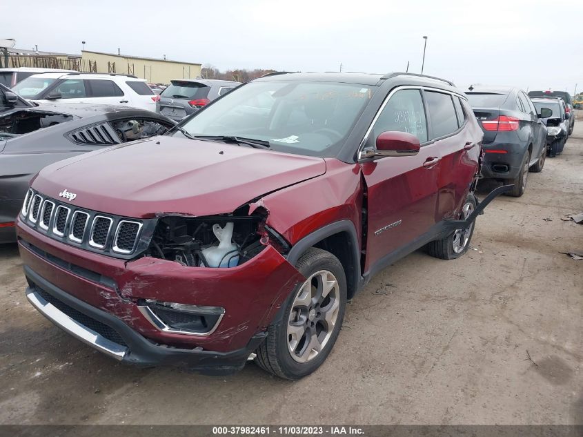 VIN 3C4NJDCB5LT233502 2020 JEEP COMPASS LIMITED 4X4
