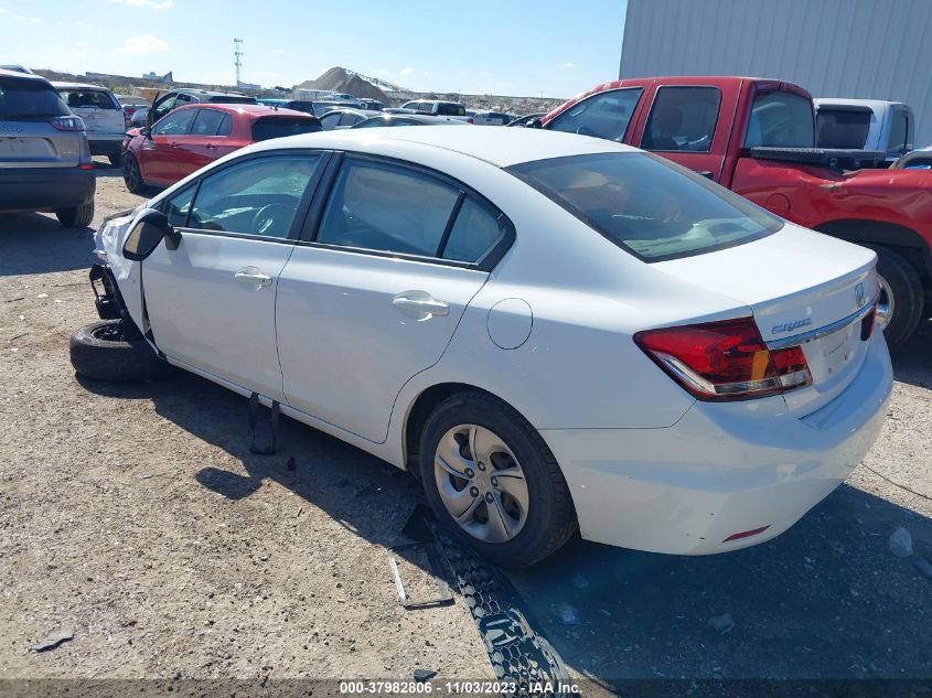 2015 HONDA CIVIC LX - 19XFB2F54FE267466