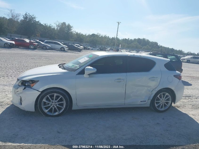 2013 LEXUS CT 200H HYBRID - JTHKD5BH4D2130157