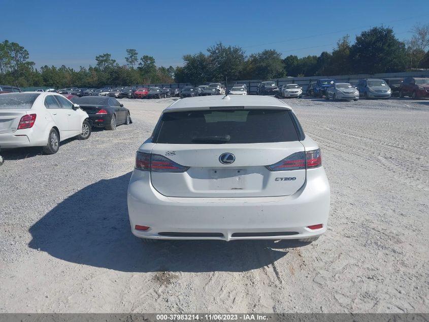 2013 LEXUS CT 200H HYBRID - JTHKD5BH4D2130157
