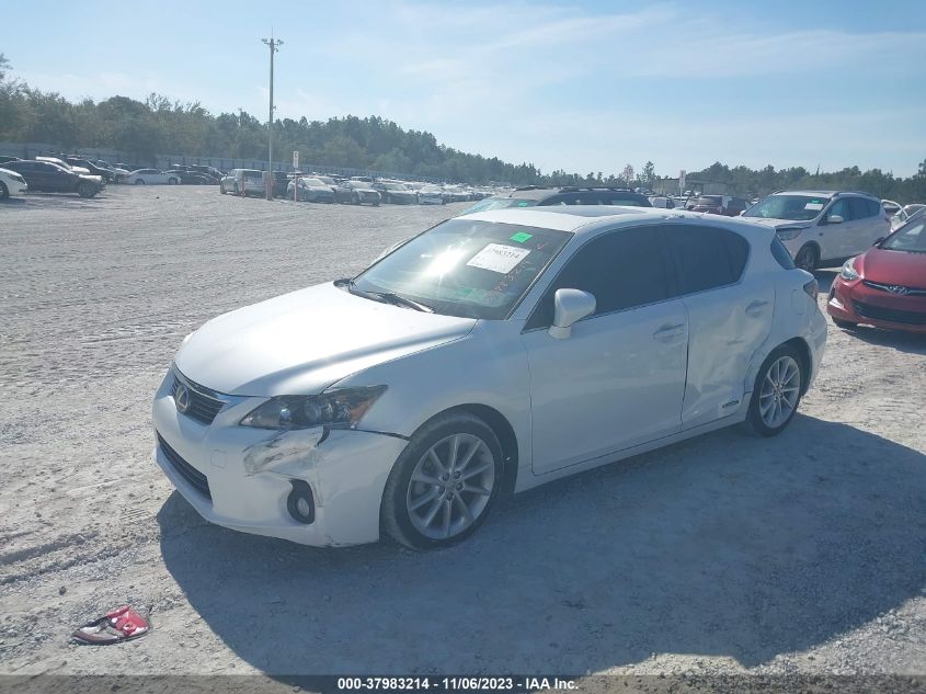 2013 LEXUS CT 200H HYBRID - JTHKD5BH4D2130157