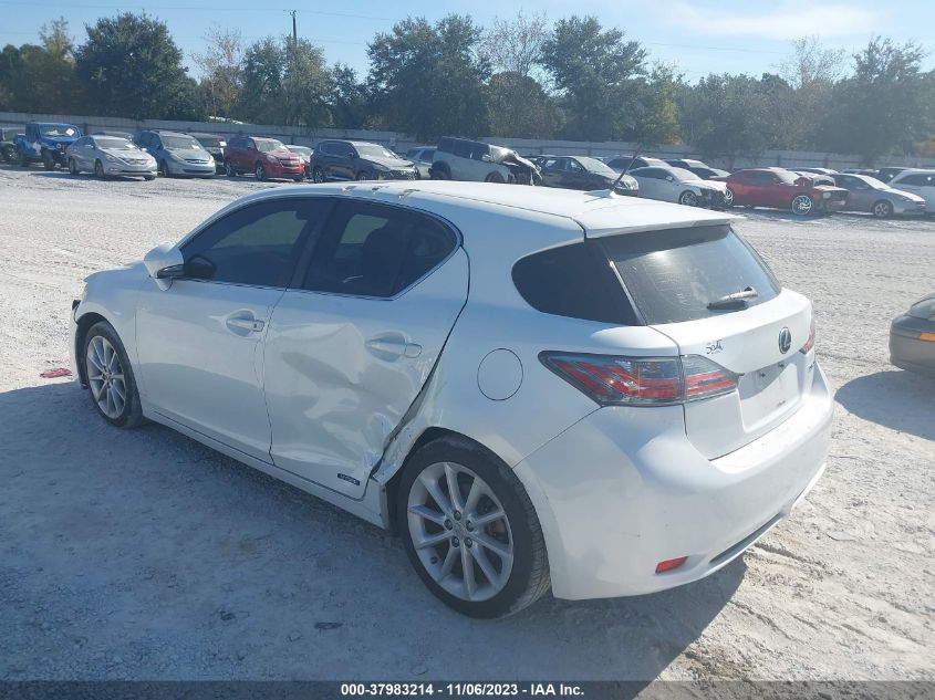 2013 LEXUS CT 200H HYBRID - JTHKD5BH4D2130157