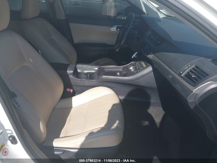 2013 LEXUS CT 200H HYBRID - JTHKD5BH4D2130157
