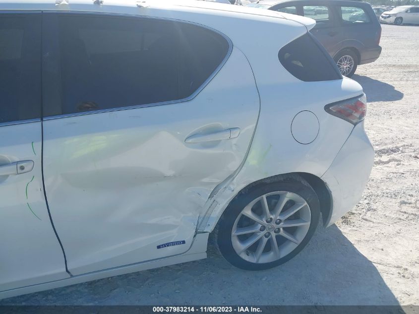 2013 LEXUS CT 200H HYBRID - JTHKD5BH4D2130157