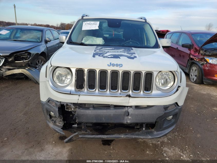 2016 JEEP RENEGADE LIMITED - ZACCJBDT0GPD13662