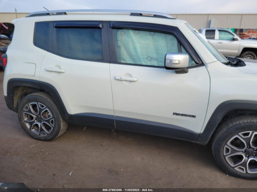2016 JEEP RENEGADE LIMITED - ZACCJBDT0GPD13662